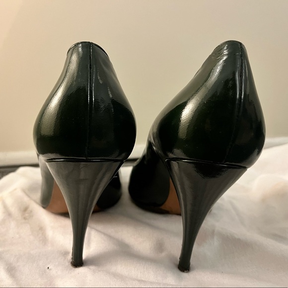 Moschino cheap and chic forest green pumps size 37 4inch heel - Picture 3 of 5
